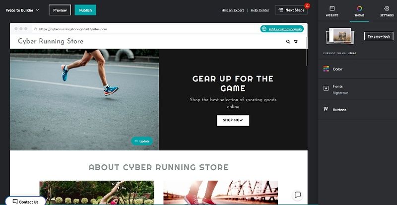 GoDaddy-website-builder