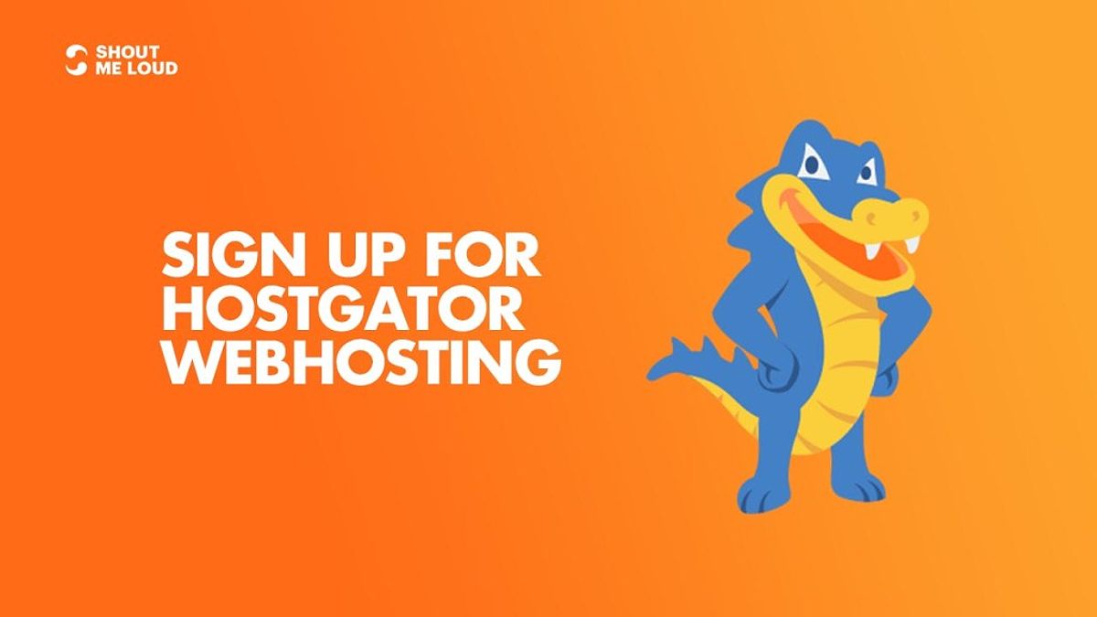 Sign up for Hostgator Hosting