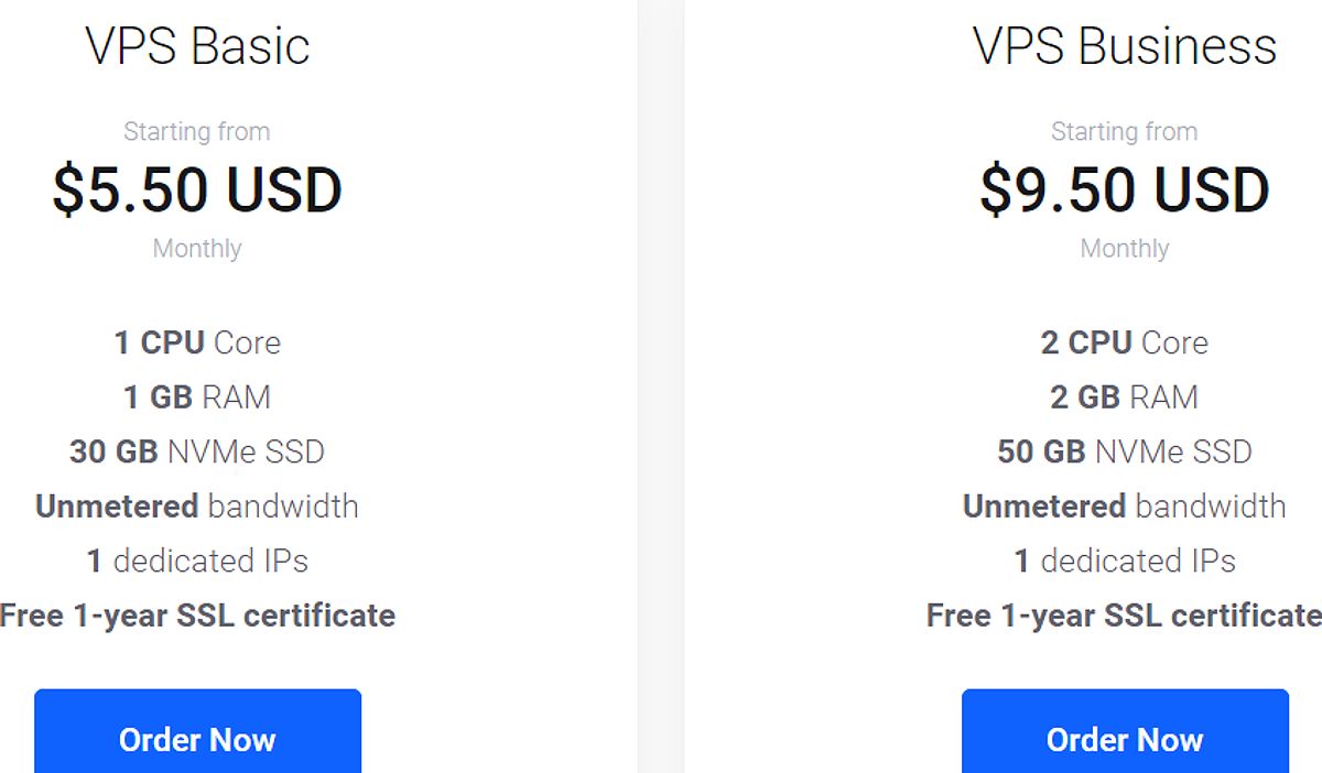 Ultahost Plans
