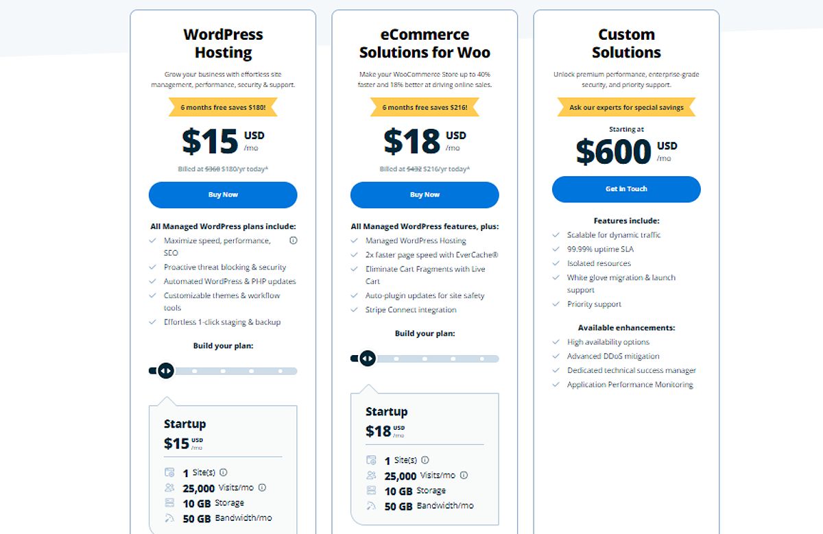 WP Engine Hosting Pricing
